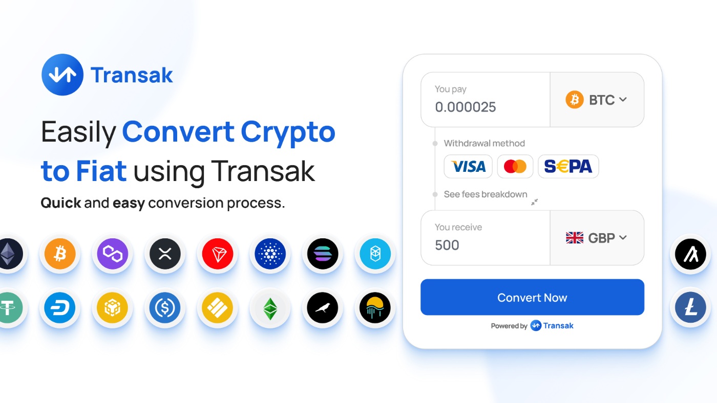 How To Convert Crypto To Fiat Credit Card Transak